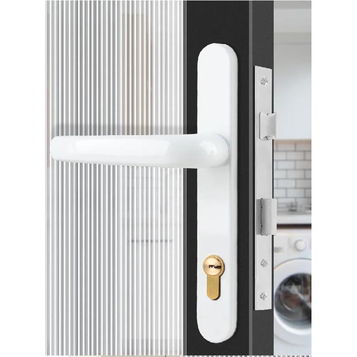 Broken Bridge Aluminum Door Lock, Aluminum Alloy Door Lock Handle, 85 Type Plastic Steel Door Handle