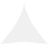 VidaXL Sun Sail Triangular Oxford Fabric 4x4x4 M White