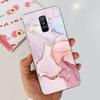 For Samsung A6 Plus 2018 Case SM-A605F New Fashion Butterfly Marble Soft Silicone Funda For Samsung Galaxy A6 A6+ SM-A600F Cover