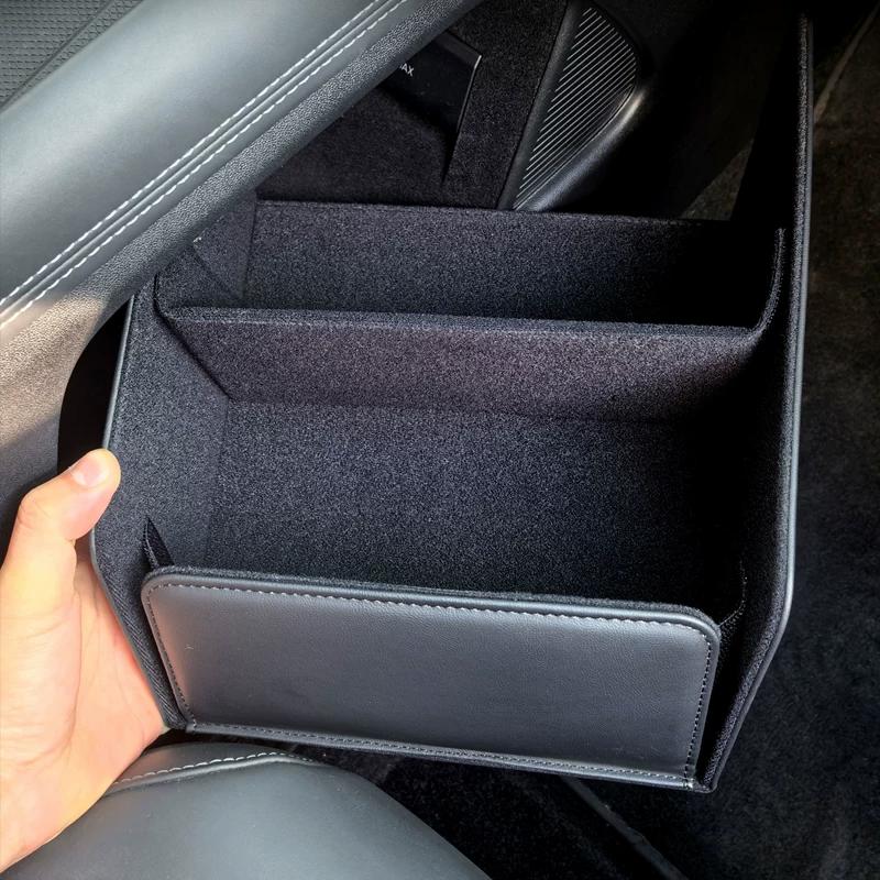 For XPENG G6 26 Car Storage Box Under Central Control Upgraded Version with Increased Height Leather Center Console Storage Box