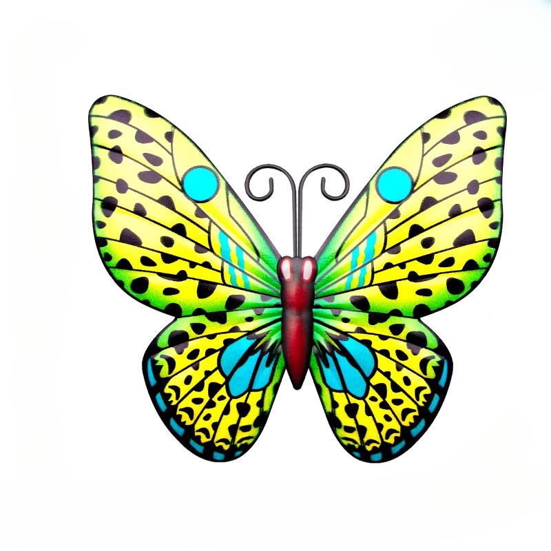 Metal Butterfly Wall Decor Outdoor Fence Wall Art Decoration,hanging Garden Patio Living Room Bedroom Terrace Balcony,gifts for Family and Friends