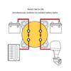 Power Switch For Marine Yacht RV 300A Black Car Battery Modified Switch With Screws