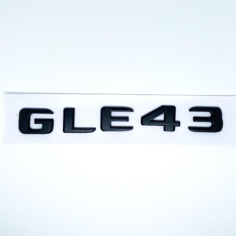 AAZB1 Letters GLE43 GLE53 GLE63 GLE63S V8 Biturbo 4matic+ Emblem for Car Side Trunk Rear W166 W167 Logo Sticke