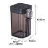 Yamazaki Seasoning Bottle Flour & Spice Bottle Tower Black 3235 (Approx. W5.8 x D6.2 x H10.5cm)