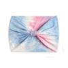 Широкая повязка на голову 18 см в версии Tie-Dye, радужная повязка на голову для занятий йогой и спортом, эластичная женская повязка на голову, впитывающая пот