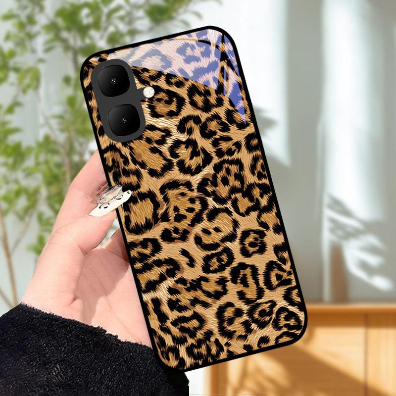 Для Infinix Smart 10 X6725 Чехол Закаленное Стекло Ударопрочная Задняя Крышка Чехлы Для Телефона Для Tecno Pop 10 Защитный Чехол Для Камеры Fundas