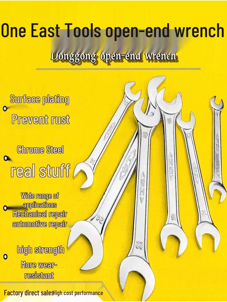 Donggong Professional Double-Ended Open-End Wrench and Crab Fork Pliers - National Standard Hardware Tools.