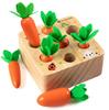 Монтессори деревянная деревянная морковка пространственная форма размер 7 3D раннее развитие обучение ребенок детский сад подарок головоломка, игрушка, узнавание, узнавание,