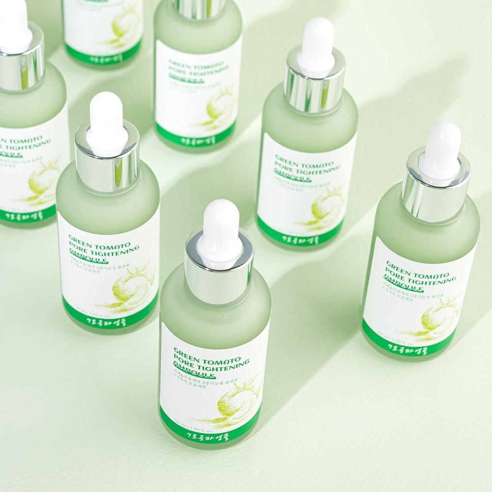 Сыворотка-ампула EasyMind Green Tomato Pore Tightening Pore [7 Pore Wave Ampoule] Большая емкость 50 мл, 2 шт.