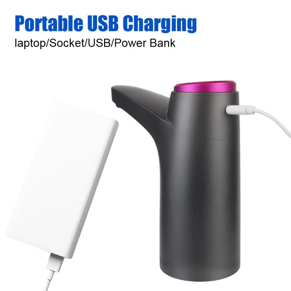UNTIOR Button Dispense Automatic Gallon Bottle Drinking Switch Touch Control Electric Water Pump Button Dispenser USB Charging