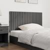 824840 vidaXL Wall-mounted Headboard Grey 127.5x3x60 Cm Solid Pine Wood