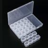 Fashion Plastic 28 Slots Nail Art Tools Jewelry Beads Storage Box Case Organizer