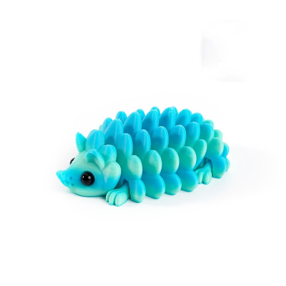 PLA Plastic Hedgehog Desktop Ornaments Multi-jointed Animal Simulation Model  Children's Toy