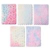 Gradient Colored Plush Fluffy Covered Notebook 80 Page Writing Drawing Note Student
