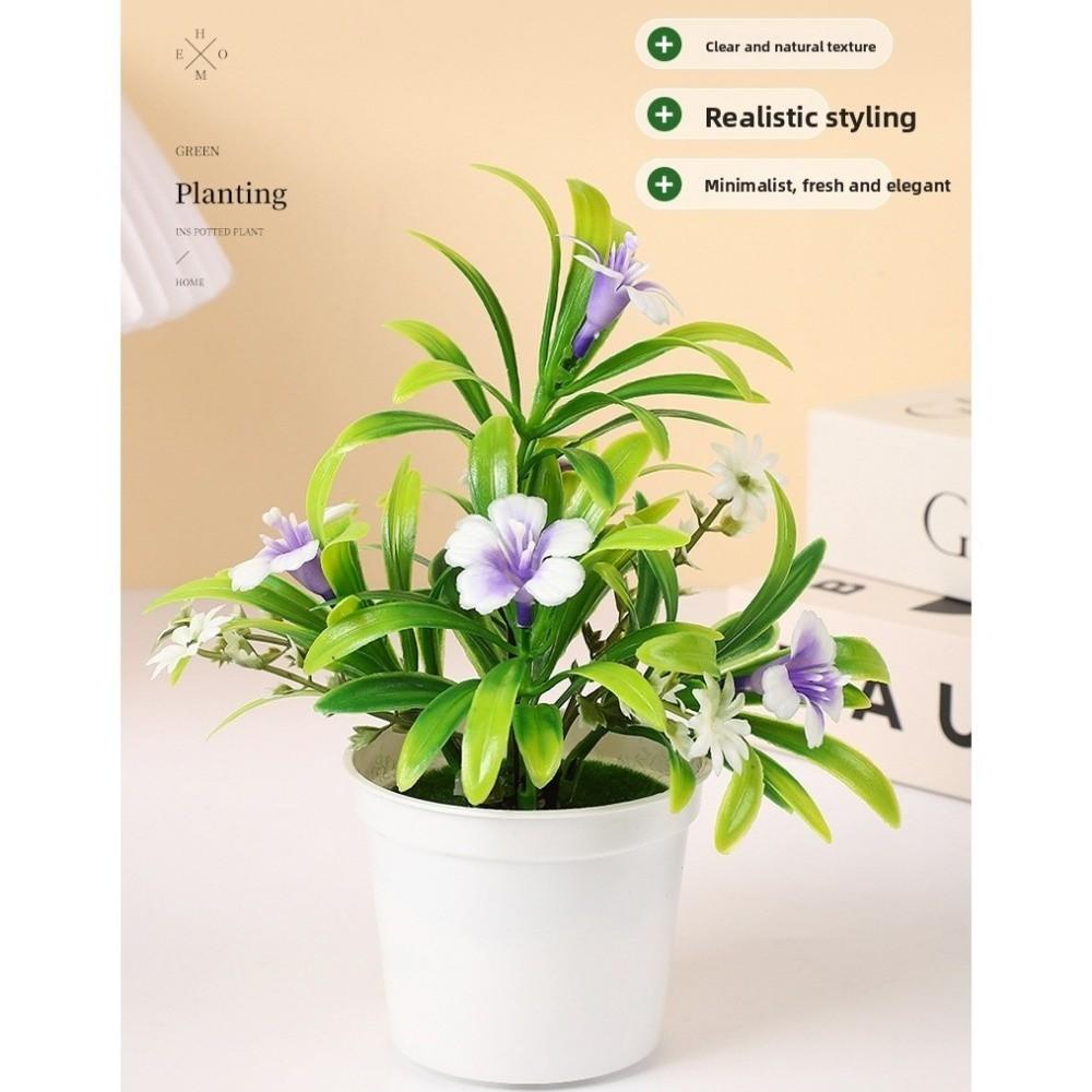 Photo Props Simulation Flowerpotted Plastic Faux Bonsai Party Supplies