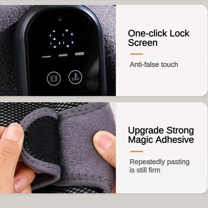 5W Constant Temperature Heating Vibration Massager Knee Joint Hot Compress Therapy Device Household Protable Electric Knee Protection Instrument