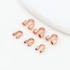 100Pcs 14/18K Gold Plating Wire Guards for Jewelry Making U Shape Connector for Jewelry  Jewelry