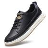 Fashion Outdoor Casual Sports Shoes Men Comfortable Genuine Leather Skateboard Footwear Design Man Oxford Shoes Versatile Men's Sneakers