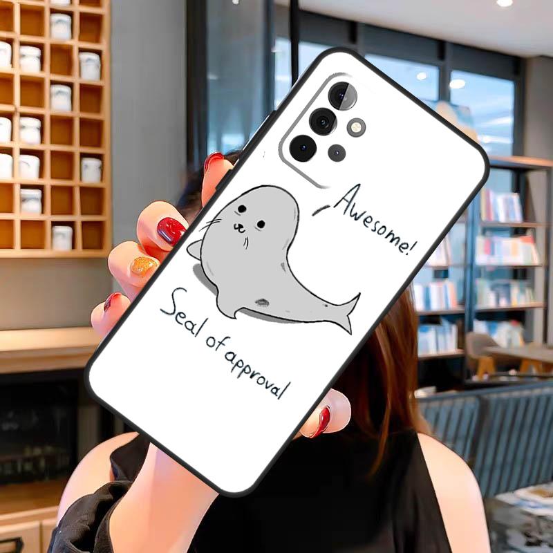 Забавный знак одобрения Чехол для Samsung Galaxy A06 A05 A16 A26 A36 A56 A53 A32 A52 A33 A13 A55 A35 A15 A14 A34 A54