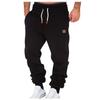 Fashion Men's Sport Color Bandage Casual Loose Sweatpants Drawstring Pant