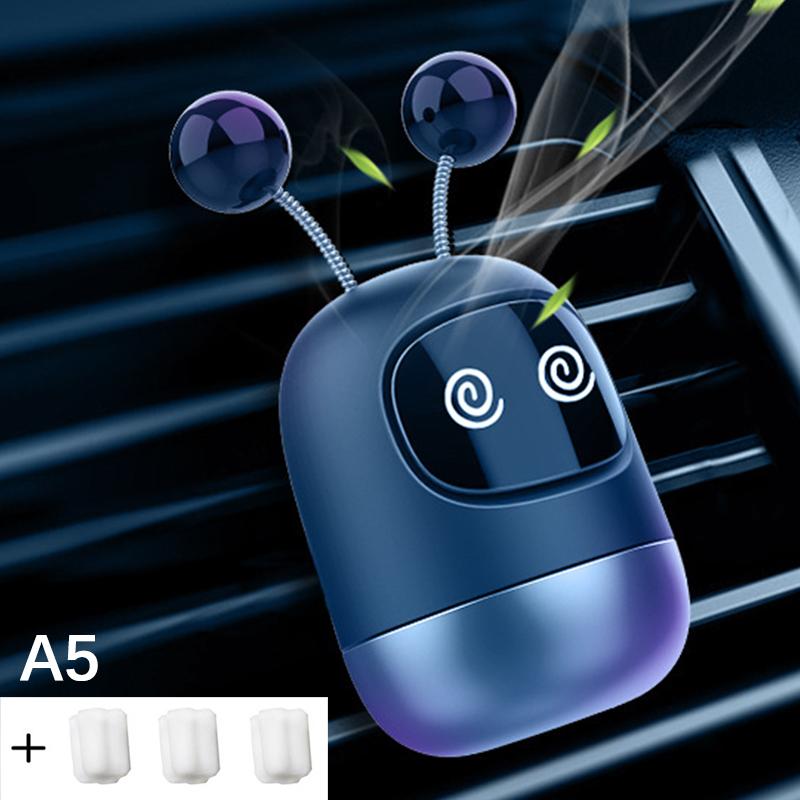 Автомобильный освежитель воздуха, креативный мини-робот, вентиляционное отверстие, зажим для ароматизаторов, вентиляционное отверстие, ароматерапия, автомобильный интерьер