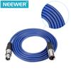Neewer Audio Cable Set of 6 1 Meter XLR Male to XLR Female Microphone Cable Balanced Shielded for Mic Mixer (Green Blue Purple Red Yellow Orange)