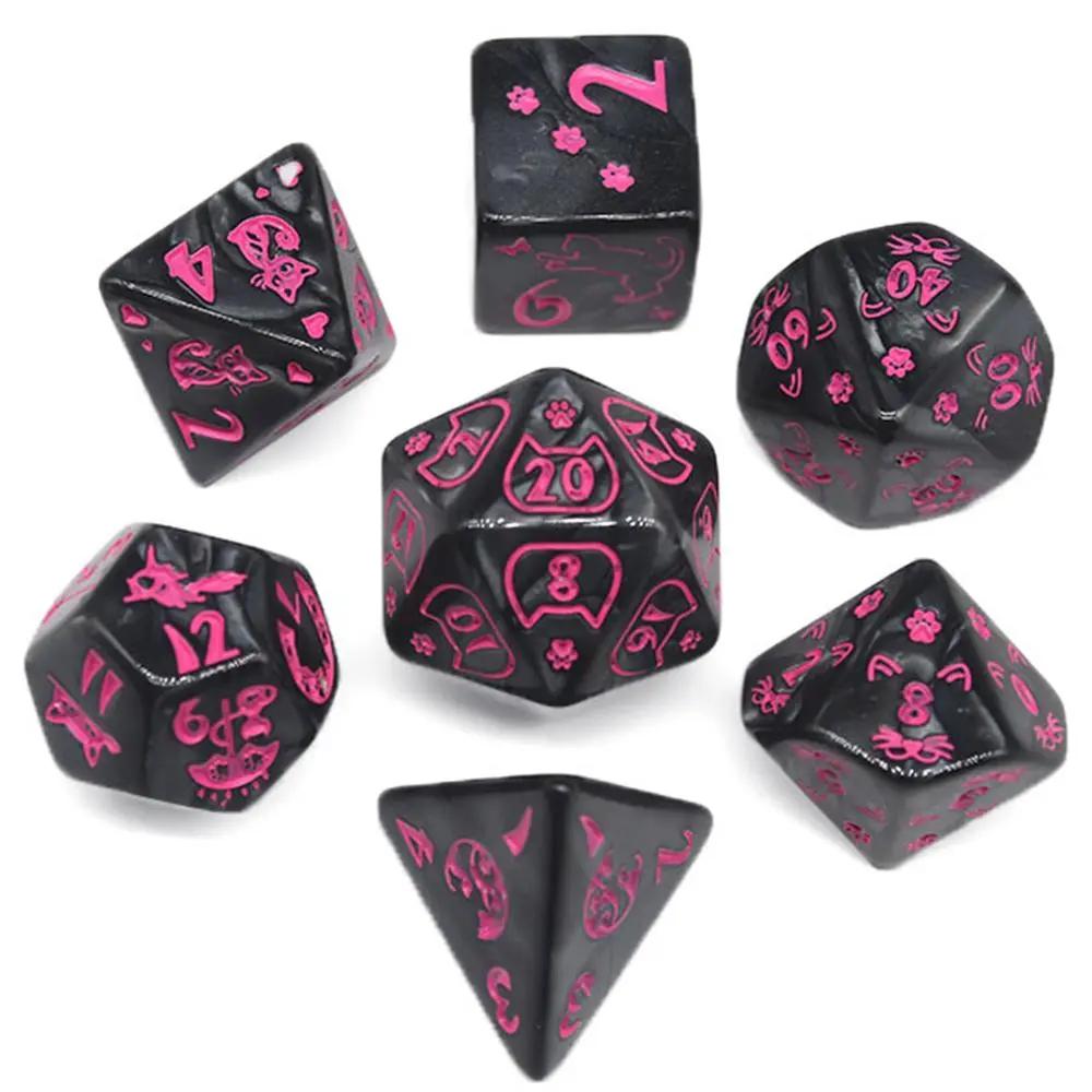 Hello Kitty RPG Dice Set of 7 Dice