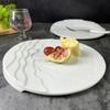 Креативный узор из камня Обеденная тарелка Ресторан Основное блюдо Украшение еды Десертная тарелка Домашний ужин Керамическая тарелка для стейка Посуда