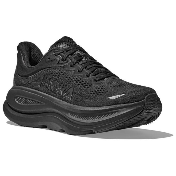 HOKA One One Bondi 9 Comfortable Versatile Cushioning Slip-Resistant Durable Breathable Lightweight Low-Top Marathon Running Shoes 1162013-BBLC