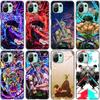 Anime Roronoa Zoro Phone Case For Xiaomi Mi 11 Lite NE 11i 10T 11T Pro A2 A3 Lite POCO F3 M3 M4 C31 X3 Pro NFC GT Black Cover