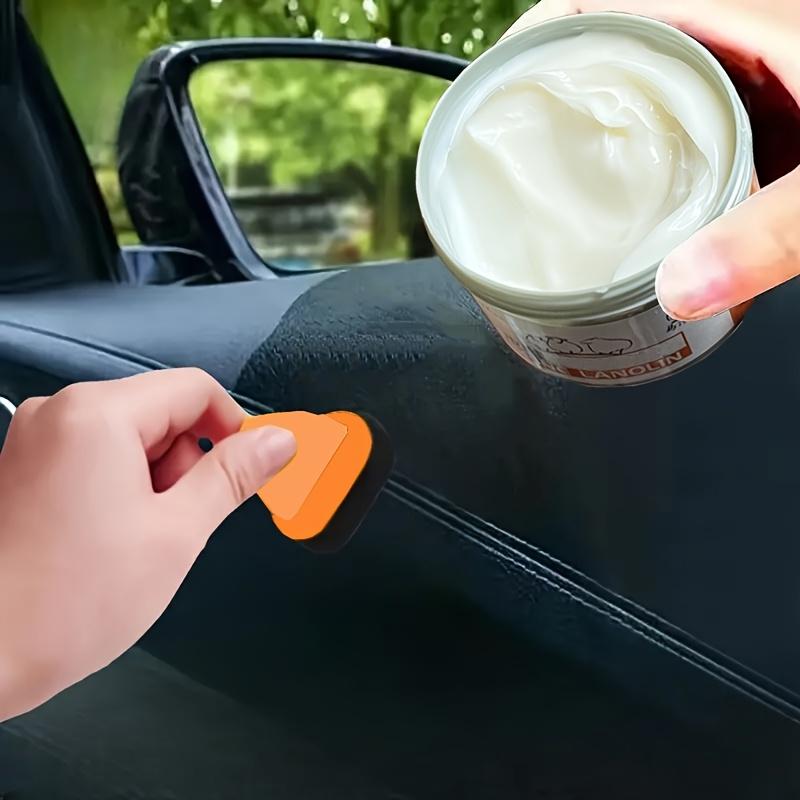 Крем для восстановления искусственной кожи и пластика, ремонт царапин и питательный полироль для салона автомобиля, восстанавливает блеск и защищает поверхности автомобиля