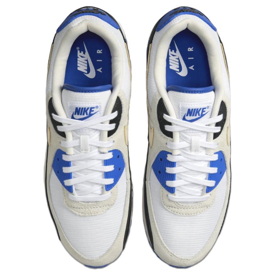 Nike Кроссовки Air Max 90 Premium Racer Blue Унисекс Белый Хаки Черный HF3449-100