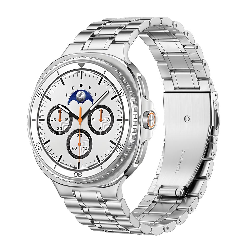 Без зазоров Нержавеющая сталь Ремешок Для Samsung Galaxy Watch 8 44мм 40мм / Watch8 Classic 46мм Металлический Ремешок Браслет