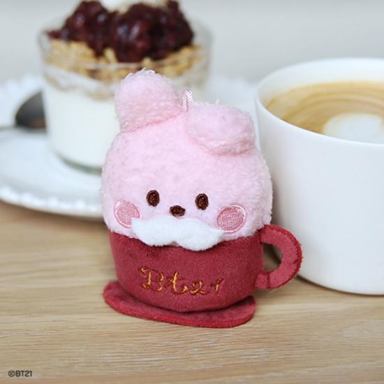 BT21 Брелок для ключей Minini Doll Latte ver.