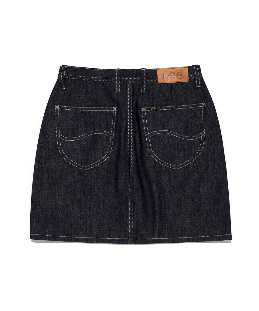 Lee Women'S Denim Mini Skirt Indigo Raw
