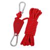 Camping Tent Rope Thicked Reflective Tent Rope Pulley Cordwith Metal Tensioner for Camping Hiking Ca