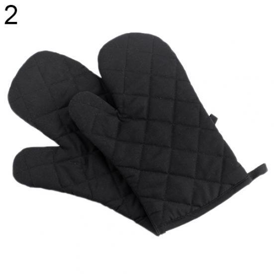 Cotton Oven Mitt Heat Proof Resistant Protector Kitchen Cooking Pot Holder Glove MIT