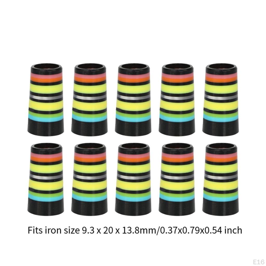 10 наконечников для клюшек для гольфа для клина с коническим наконечником, размер .370, запасные части