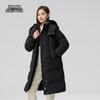Xue Zhong Fei Women's Mid-Length Detachable Hood Down Parka