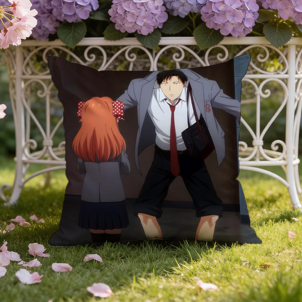 Милая Наволочка для Подушки Gekkan Shoujo Nozaki-kun, Двухцелевая Наволочка для Дома и Автомобиля: Двусторонняя конструкция для максимального комфорта