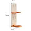 Wall Mounted Shower Rack Foldable Shampoo Bottle Holder Multi-Purpose Body Wash Storage Rack