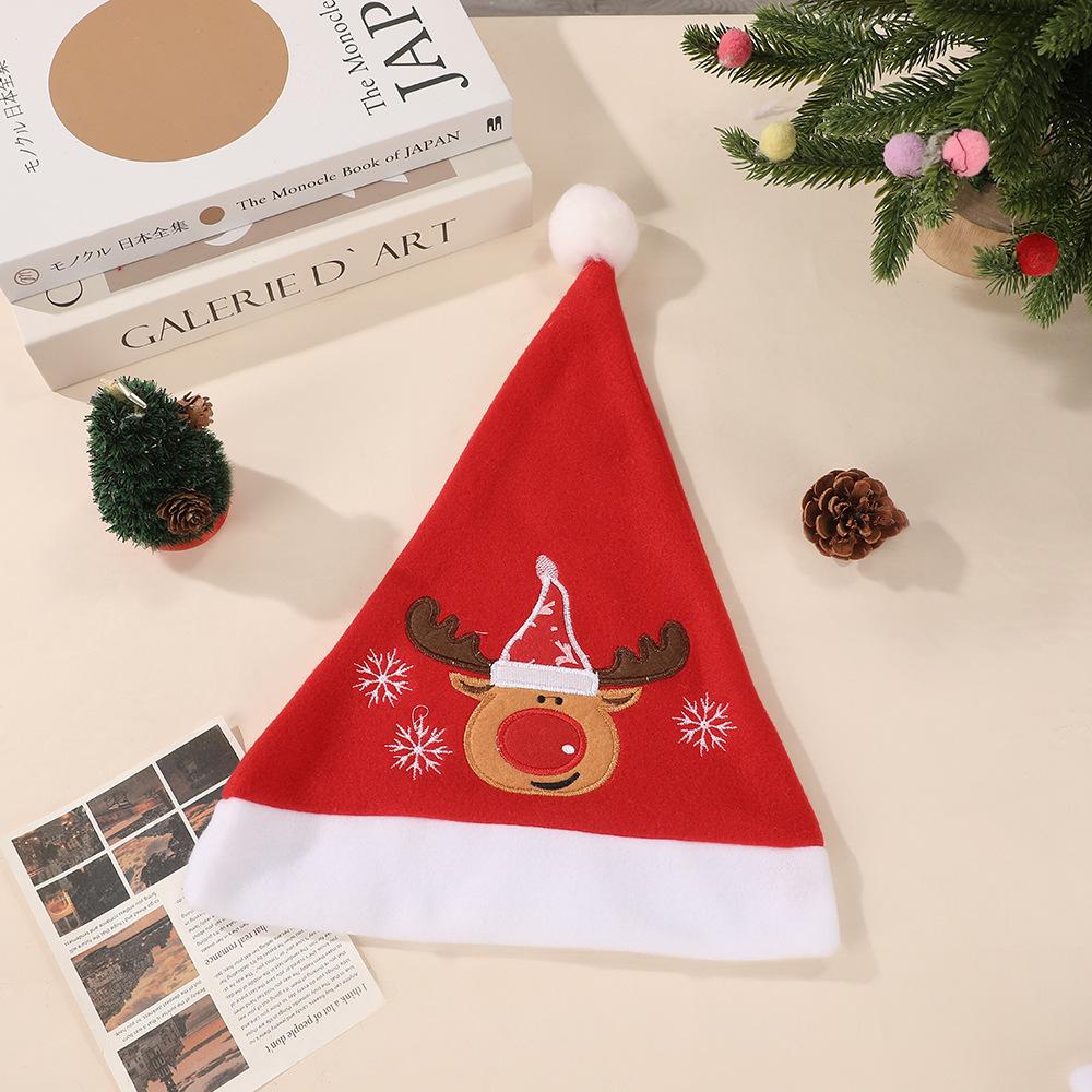 Cross-border Christmas hat wholesale Santa hat Christmas elk snowman decoration multi-style hat