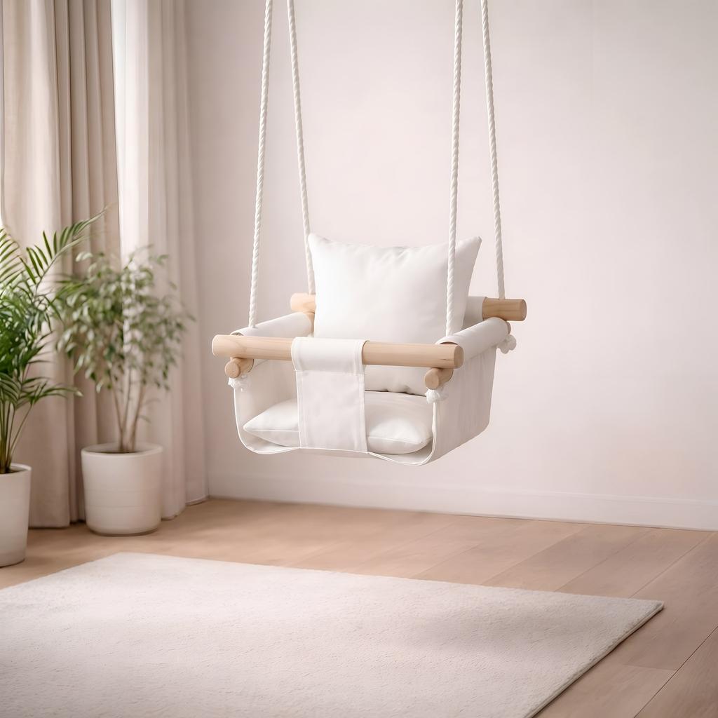 Junior Best Baby Swing - White