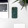 Чехол MagSafe для iPhone 16 Pro из коллекции Dark Green Magnetic от Hurtel