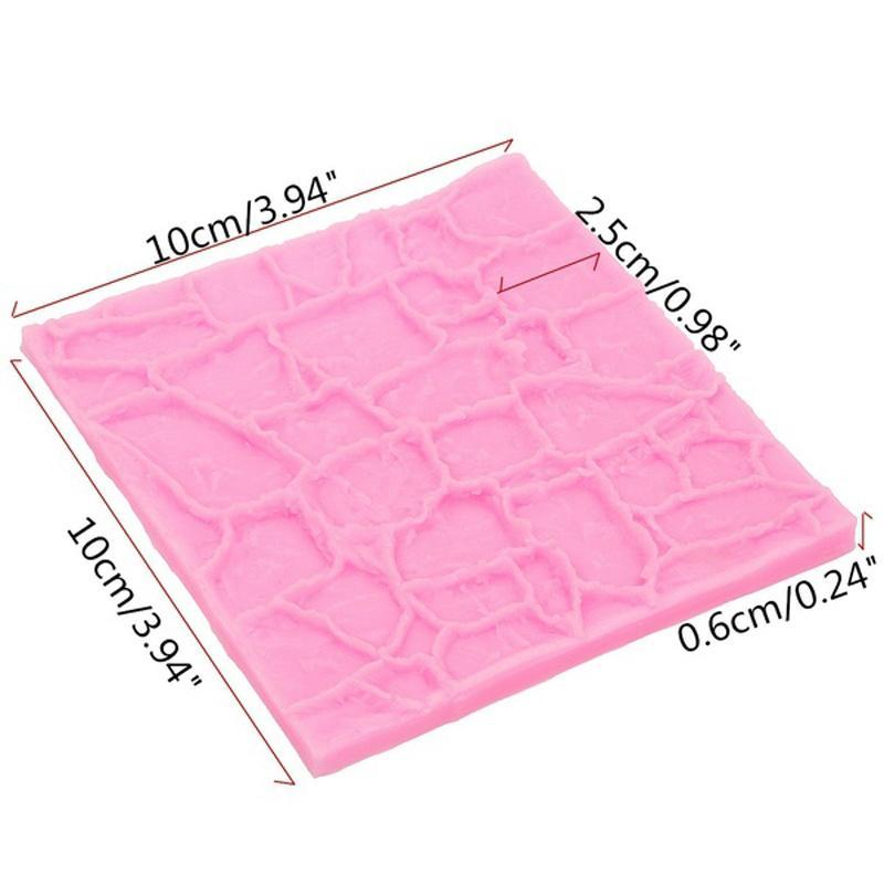 1 шт. Инструменты для торта, сухие стены, силиконовые формы, замок, каменная кора, помадка, форма для торта