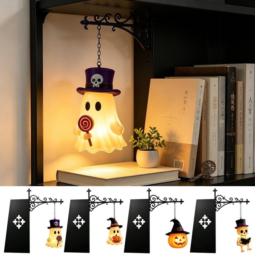Warm White Light Bookshelf LED Lamp Metal Mini Bookshelf Light Night Reading Lamp Book Lover Gifts