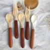 Kitchen Tool Condiment Conch Scoop Natural Caviar Ice Cream Dessert Spoon Teaspoon Fork Shell Spoon