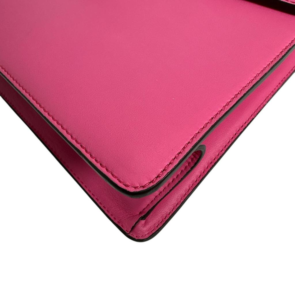 GUCCI 2WAY bag Silvi Handbag pink Women 431665 Used