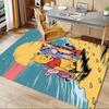 Office Rug Pooh Bear, Tigger theme 3D Printed Anti-Slip Rug-Machine Washable for Living Room