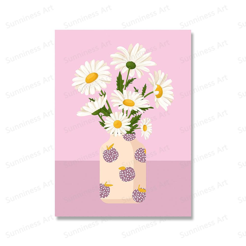 Животное Highland Cow в ванной комнате Wall Art Холст Картина Плакаты Ботаническая библиотека Монстера Лист Печать Для Кофейни Домашний Декор